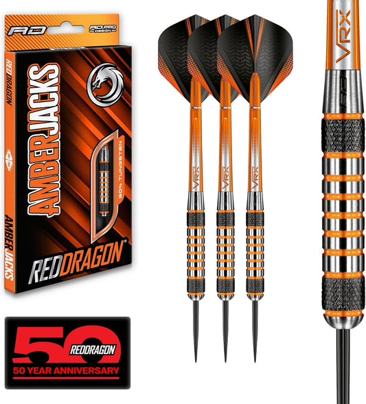 Premium Amberjack Series Darts Set with Stylish Flights and Durable Shafts